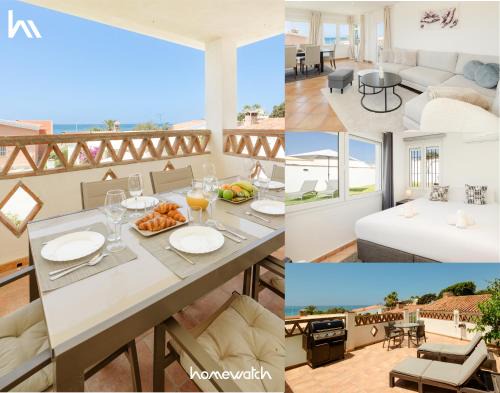 Urbanizacion Costabella Casa | Casa Azura - Beachfront with Private Terrace, Garden, BBQ, and Garage in Marbella