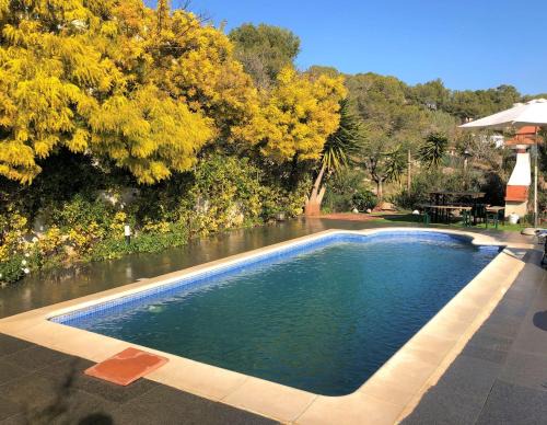 Costa Cunit Casa | Casa Bella Vista en montaña con vistas al mar y piscina privada