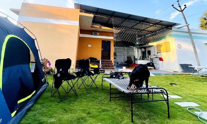 Bommayapalayam Villa | Casa Blue, Auroville, Pondicherry