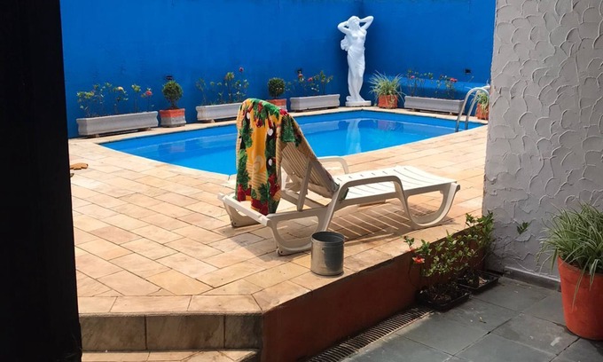 Jardim Centenario Casa | Casa C/piscina - 2 Quadras da Praia Guarujá - Enseada
