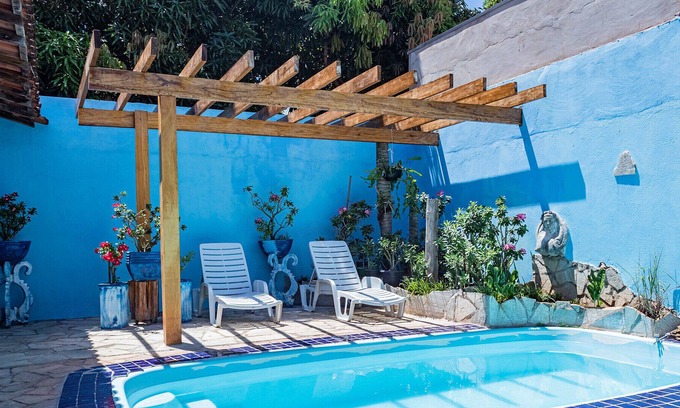Jardim Leblon Casa | Casa c ótima localização, piscina e WiFi - Cuiabá
