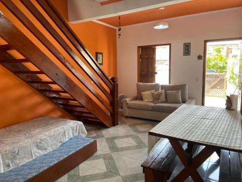 Jabaquara Casa | Casa Canto da Sereia 5min a pé da praia, Wi-fi e cozinha