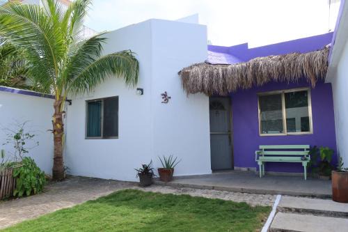 Puerto Juárez Casa | Casa Cebra by the beach -Roof top lounge! Playa del Niño