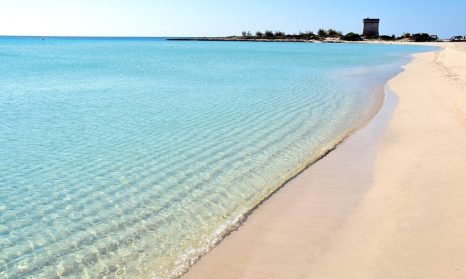 Torre Lapillo Casa | Casa Celeste 100m From Beach