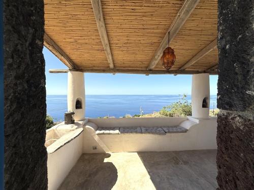 Malfa Casa | Casa Chiara, terrace with sea view