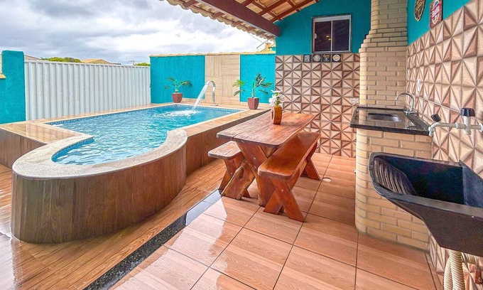 Tamoios Casa | Casa com área gourmet e piscina em Cabo Frio/RJ