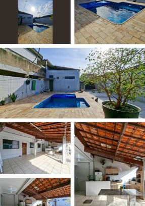 Quietude Casa | Casa com piscina, churrasqueira, estacionamento