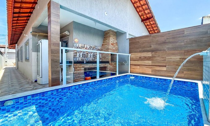 Itanhaem Casa | Casa com piscina e ótima localização - Itanhaém
