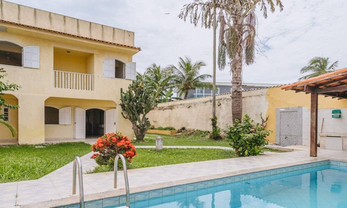 Iguaba Grande Casa | Casa com vista para a Lagoa de Araruama e piscina