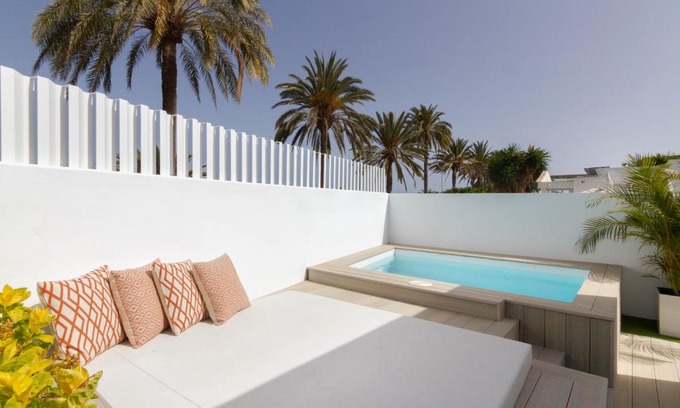 Pasito Blanco Apartamento | Casa con jardín para 6 personas en Pasito Blanco