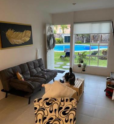 Tlaltizapán Casa | Casa con jardín y piscina ideal para el fin de semana
