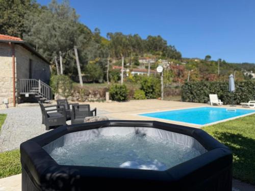 Gondoriz Chalet De Esquí | Casa da Cancela - Piscina & Jacuzzi - Gerês