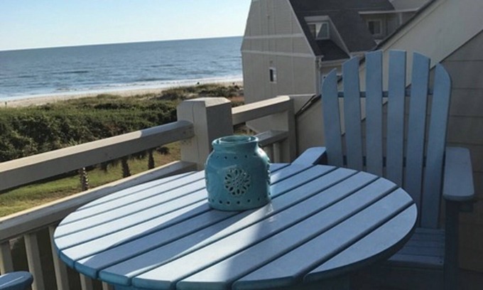 Caswell Beach Condominio | Casa de Ava - Vista al mar, bien mantenido, condominio en la playa de Caswell