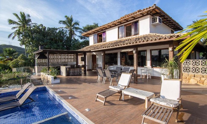 Alto de Buzios Casa | Casa de condomínio em Geribá - Vista Mar.