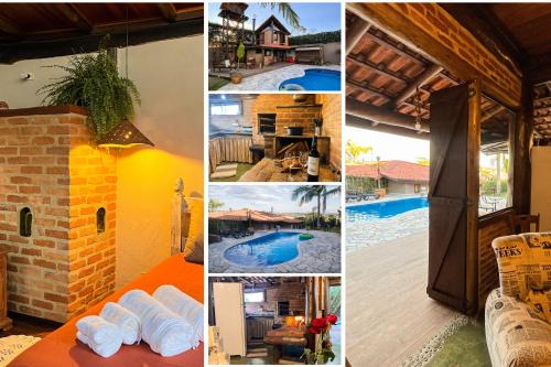 Caetetuba Casa | Casa de Hospedes Chalé Rustico com Banheira e Piscina Privativa a 1h de SP Espaço Totalmente Privativo