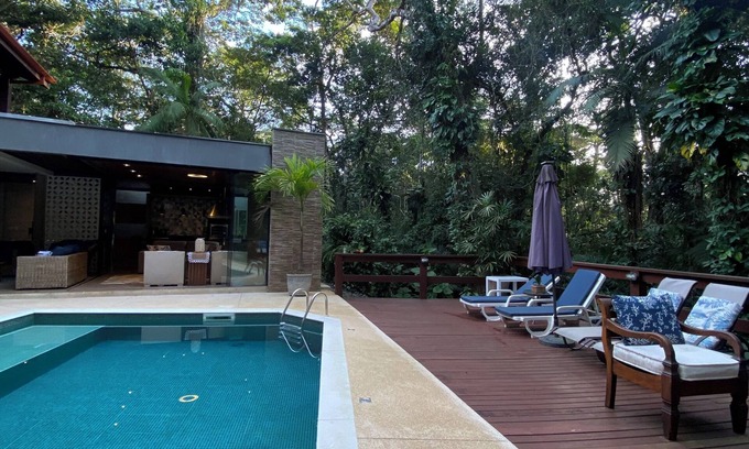 Guarutuba Casa | Casa de Praia de Bertioga com Piscina
