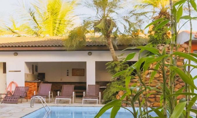 Jardim Acapulco Casa | Casa de Praia no Guaruja com Piscina e SPA