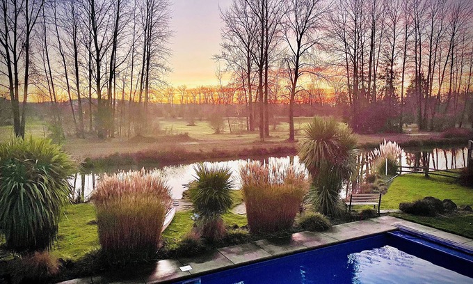 Harlow Casa | Casa Del Root con piscina, jacuzzi, paddle boarding, correr y senderos para bicicletas