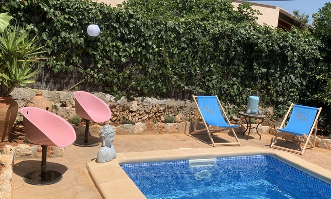 Cala Llombards Casa | Casa Delfin - Pool / air conditioning / WLAN near the beach 4 persons - modernized in 2020