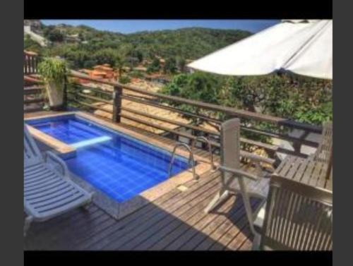 Alto de Buzios Casa | Casa em Geribá com piscina e vista para praia