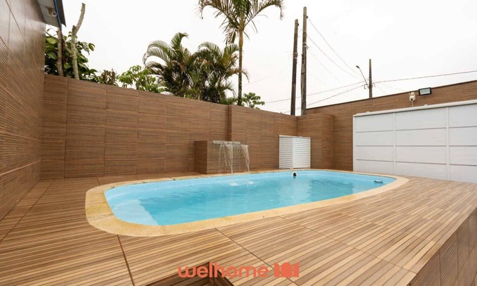 Santa Terezinha Casa | Casa em Itanhaém com piscina e churrasqueira
