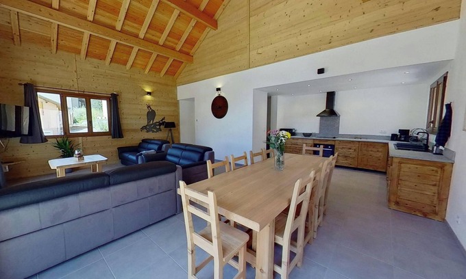 Aiguilles Apartamento | CASA-Grand Laus: Duplex familial, sauna et jacuzzi