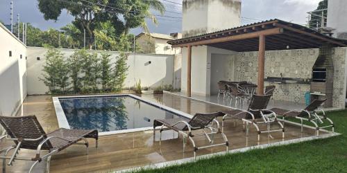 Porto Seguro Apartamento | Casa Harmonia - 03 quartos sendo 01 suíte, próximo da praia, com piscina e área de churrasco