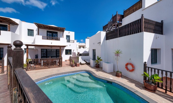 Punta Mujeres Chalet De Esquí | Casa Hibiscus - Shared Pool and BBQ - Close to Seafront Promenade By Lanzarote Vacation Homes
