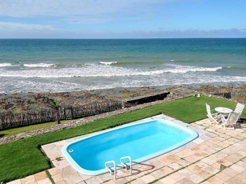 Taiba Casa | Casa Jangada - Incrível vista mar com Piscina e a melhor localização na Beira Mar da Taíba