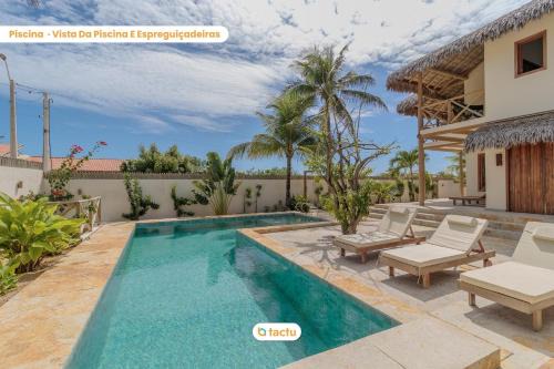 Fortim Casa | Casa KitePirosca, quartos com vista mar em Fortim