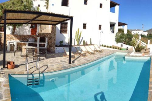 Las Negras Casa | Casa Las Negras , piscina privada y vistas al mar.