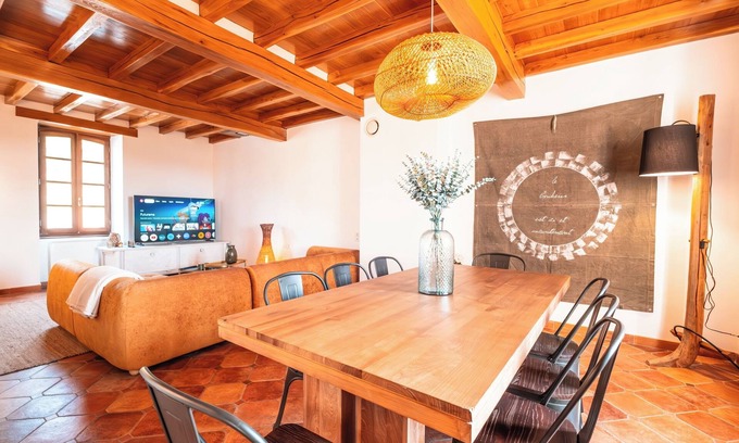 Graulhet Casa | Casa Lounell Swimming pool-SPA-Sauna-Games room, panoramic view