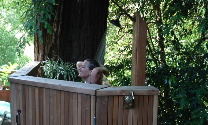 Guerneville Cabina | Casa Luna: ¡frente al río, bañera de hidromasaje y se admiten perros!