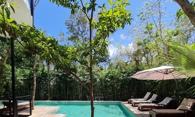 Ek Balam Village Casa | Casa MEXICANA moderna en TULUM con piscina privada