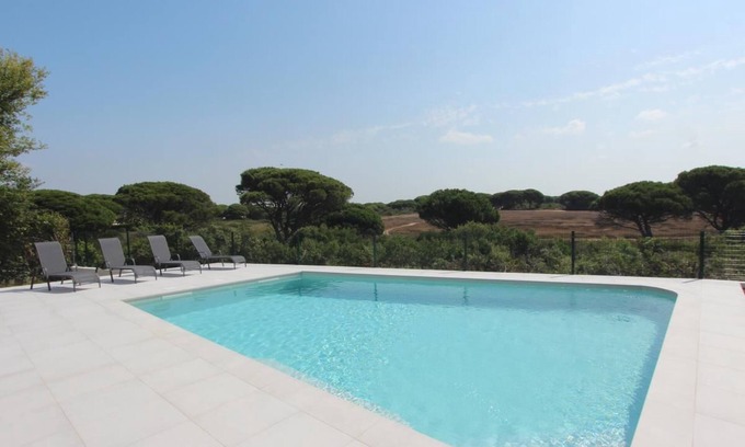 Cabo Roche Casa | Casa Miracielo - Chalet independiente con piscina y vistas al pinar