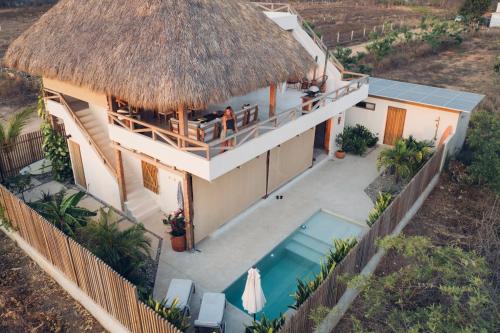 Barra de Colotepec Villa | Casa Nuez- Villa with AC, Pool and Magical Sunset Views