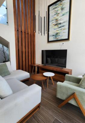 Ixmiquilpan Casa | Casa Olivo, Sala a doble altura