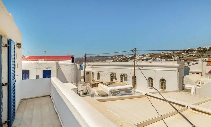 Little Venice Casa | Casa Paraportiani House sea view in the heart of the Old Port mykonos Cityhall