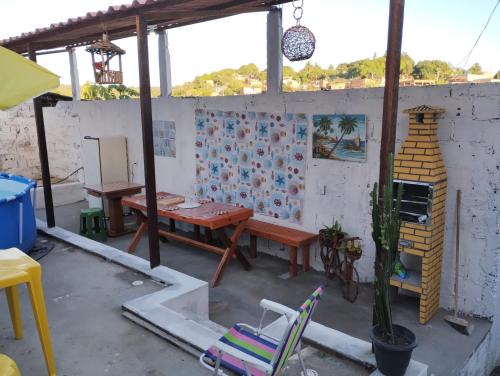 Saubara Casa | Casa praia cabuçu - azul com piscina