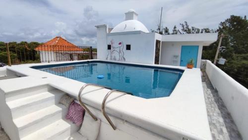 Puerto Juárez Casa | Casa Quintal - Cerca del mar
