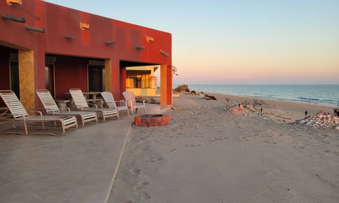 Puerto Peñasco Casa | Casa Roja, Beaches! Oceanfront Private House