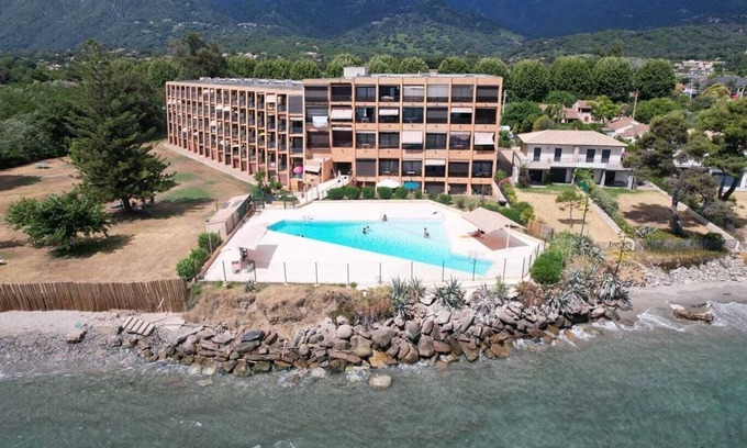Santa-Lucia-di-Moriani Apartamento | Casa Santa Lucia - Climatisé au bord de Mer