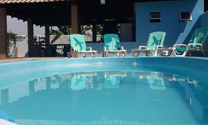 Guaratuba Casa | Casa Simples com Quiosque e Piscina