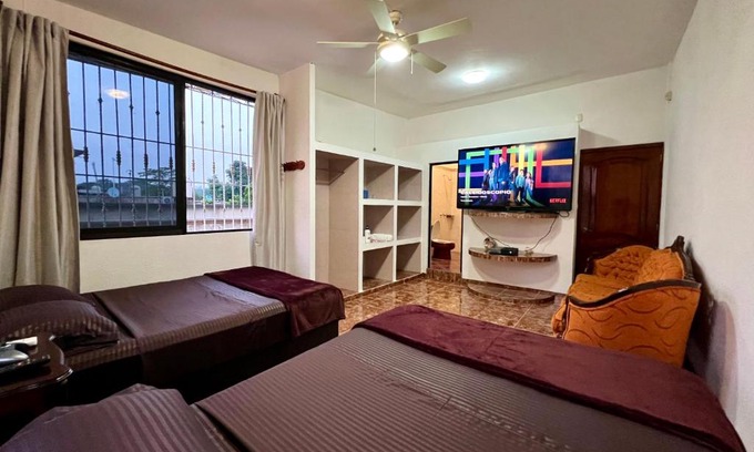 Minatitlán Casa | Casa Solar Boutique Eco-Hotel Doble queen size