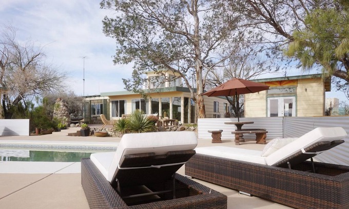 Twentynine Palms Casa | Casa Tierra - BRAND NEW - Secluded Oasis with pool!