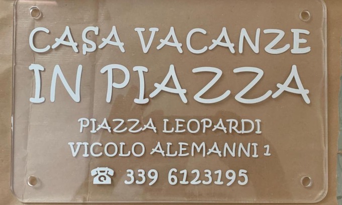 Recanati Old Town Apartamento | Casa vacanze "In Piazza" Recanati