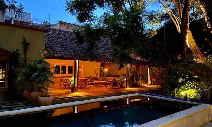 Ruta Independencia Casa | Casa Verde Piscina AC y Jardín en Centro Histórico