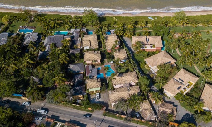 Arraial d'Ajuda Casa | Casa Villa Cristian Pé na Areia