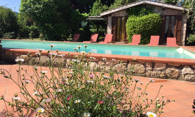 Chia Cabaña | Casale Eredità Semana Santa en Orte 70 km al norte de Roma Piscina privada x 6 personas
