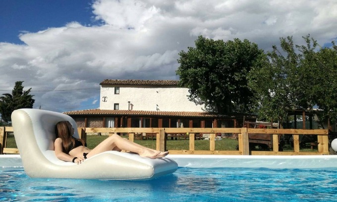 Montefalcone Appennino Cabaña | Casale Viozzi - Casa de campo con piscina en Montefalcone